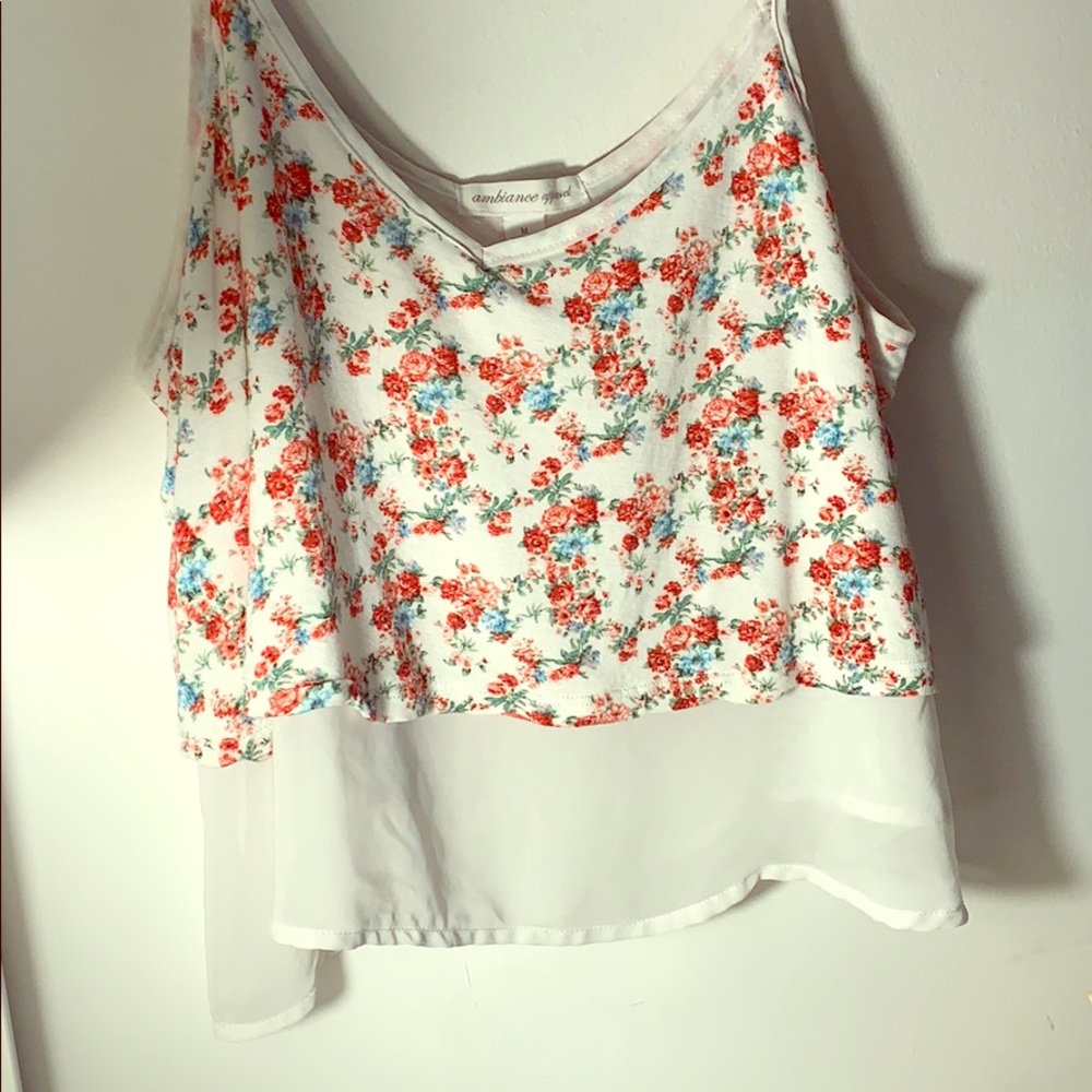 Cute floral tank